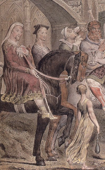 Pilgrims (detail) by William Blake